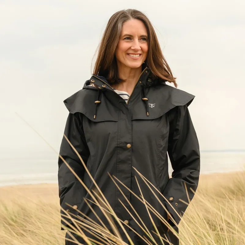 Lighthouse Outback Women's Full Length Waterproof Jacket - Black-3