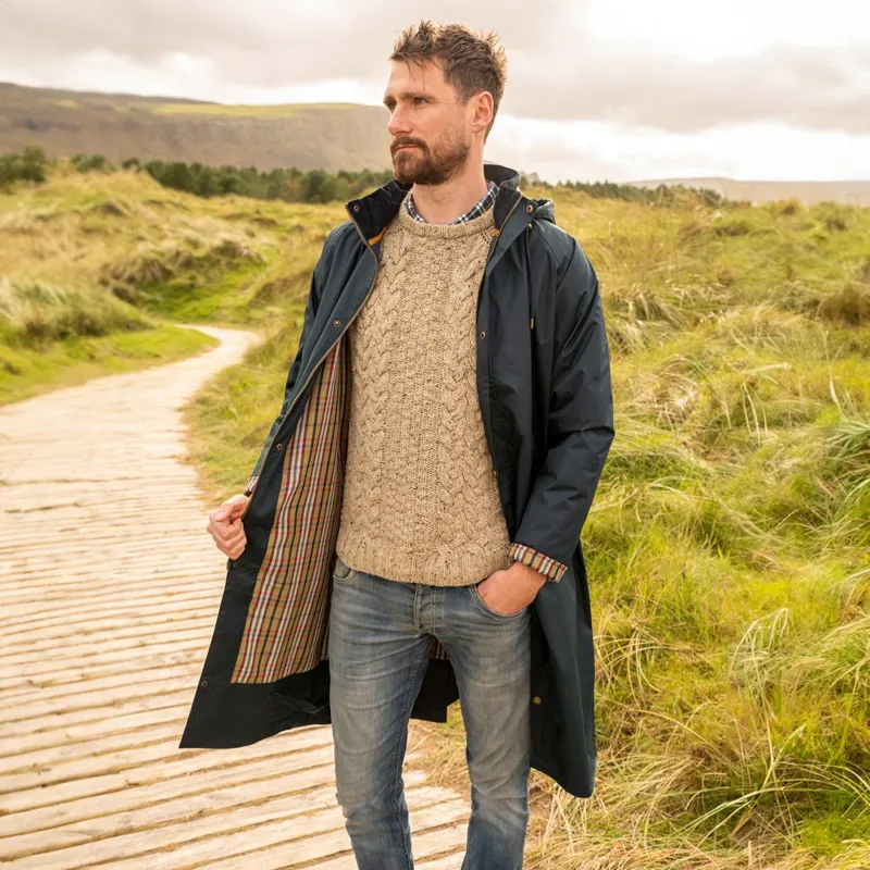 Lighthouse Stockman Men's Full Length Waterproof Jacket - Navy-1
