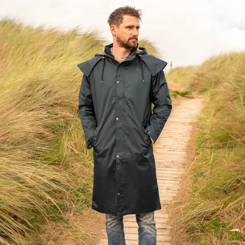Lighthouse Stockman Men's Full Length Waterproof Jacket - Navy