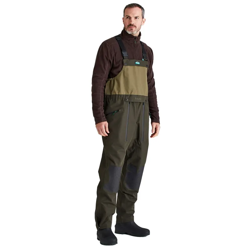 Ridgeline Agri Pro Men's Waterproof Work Bib Overalls - Deep Forest