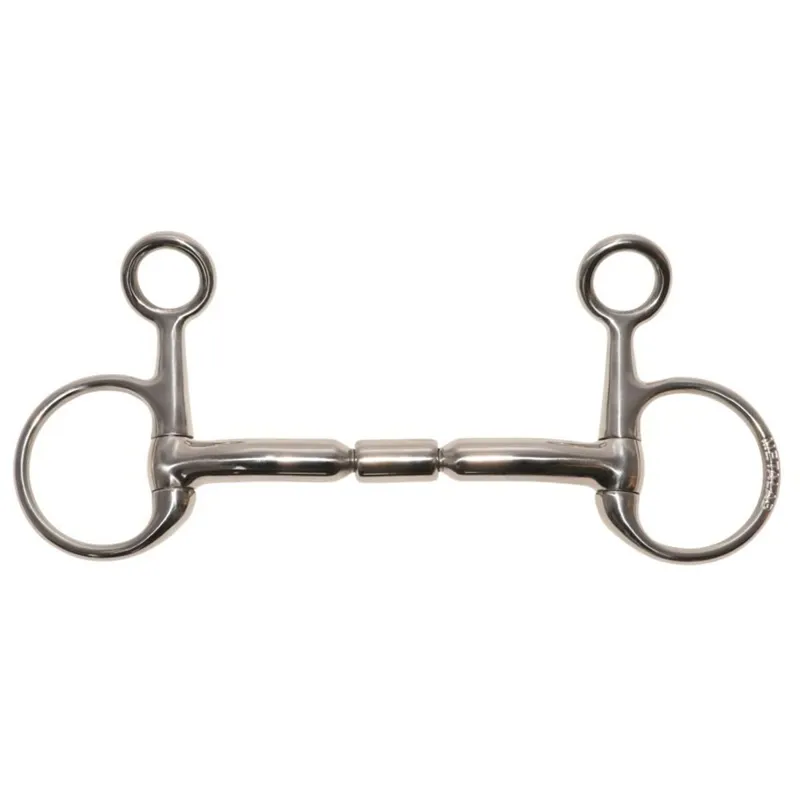 Metalab Elite Baucher Hanging Cheek Straight Bar Snaffle Bit