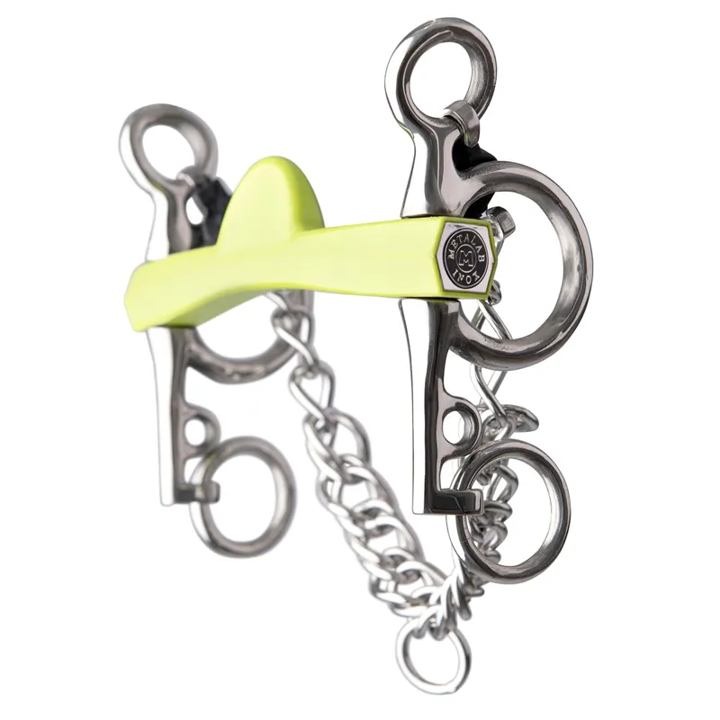 Metalab Flexi-Soft Half Moon Straight Bar Short Shank Pelham Bit-1
