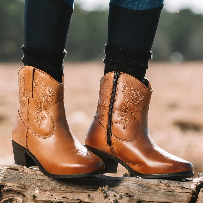 Mountain Horse Loretta Womens Western Boots - Tan-1