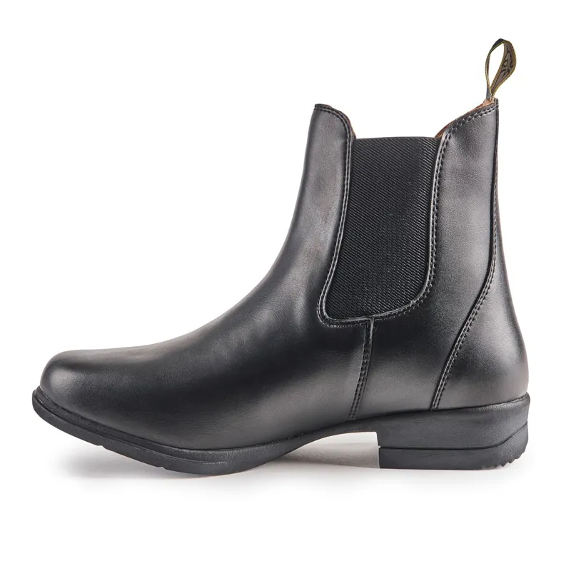 Moretta Alma Synthetic Junior Paddock Boots - Black-1