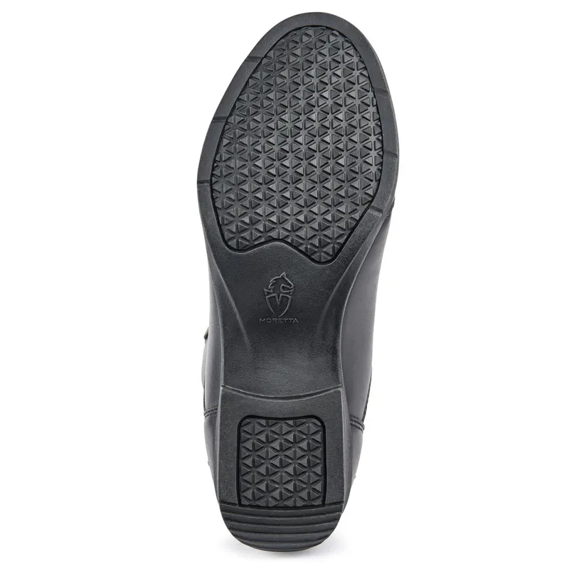Moretta Alma Synthetic Junior Paddock Boots - Black-2