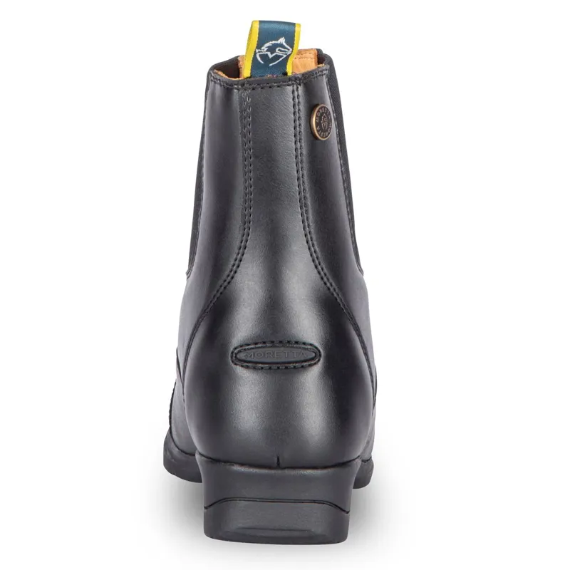 Moretta Clio Zip Synthetic Adults Paddock Boots - Black-2