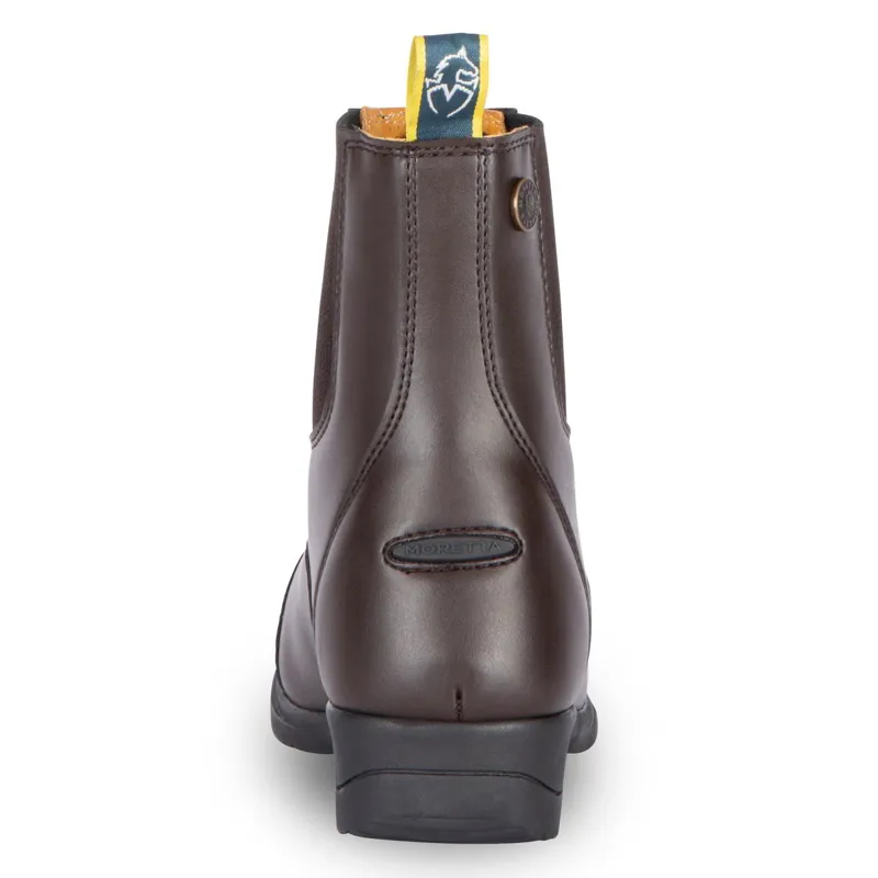 Moretta Clio Zip Synthetic Adults Paddock Boots - Brown-2