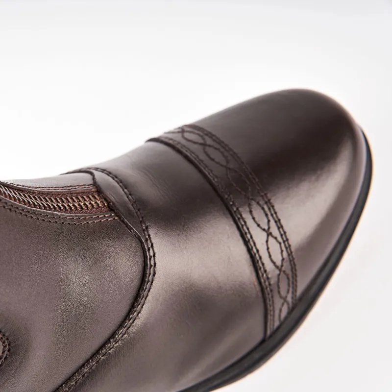 Moretta Rosetta Adults Paddock Boots - Brown-2