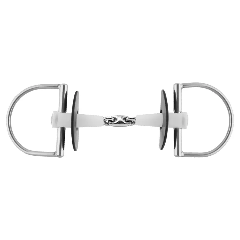 Nathe Double Jointed D-Ring Snaffle Bit