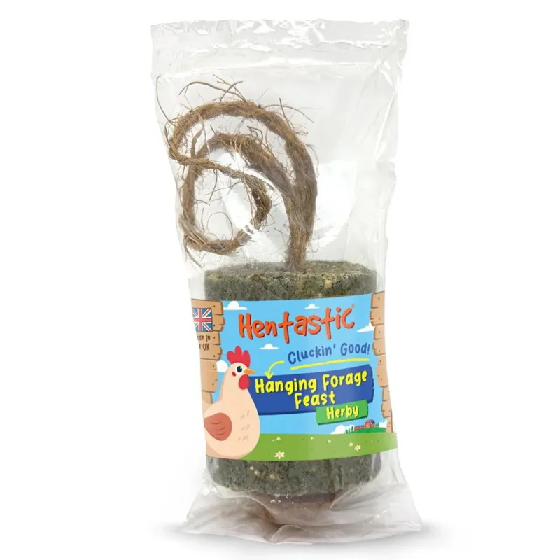 Hentastic Hanging Forage Feast - Herby