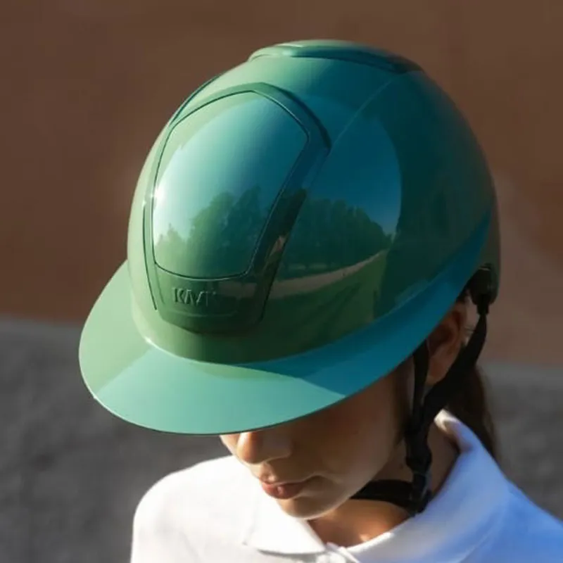 KASK Nemesi Wide Peak Shine Riding Helmet - Mint Green Pre-Order-2