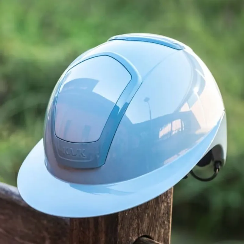 KASK Nemesi Wide Peak Shine Helmet - Soft Blue Pre-Order-1