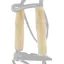 NuuMed Anti-Rub Wool Cheek Pieces/Rein Sleeves - Natural