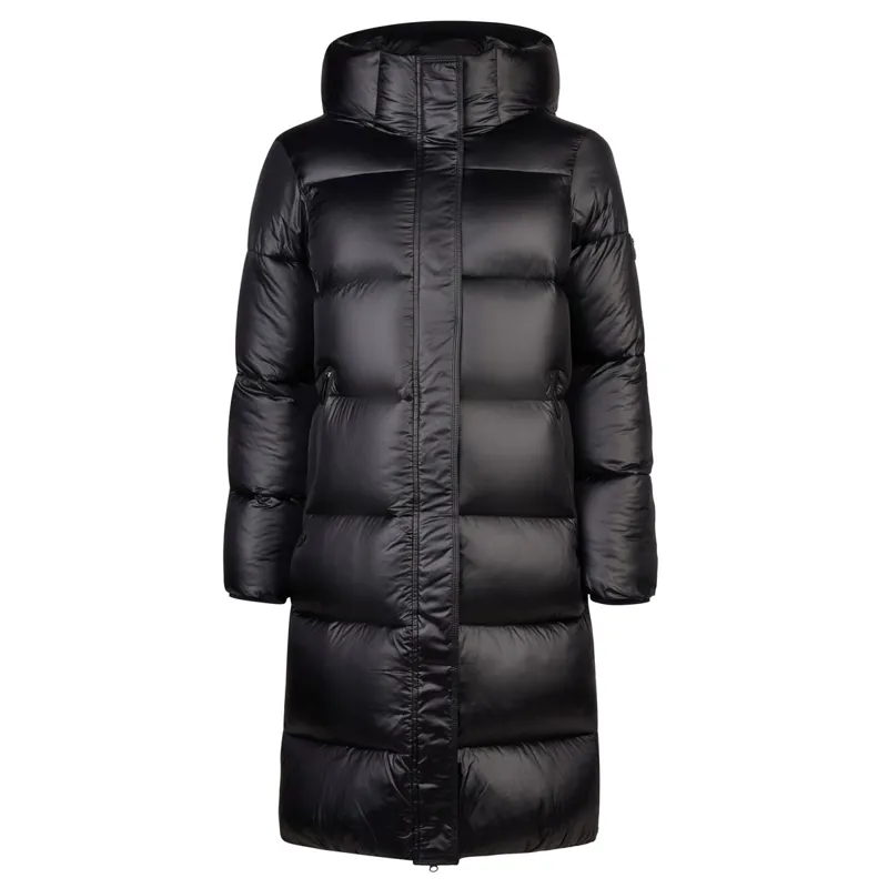 Pikeur Selection 8025 Women's Quilted Long Coat - Black-4