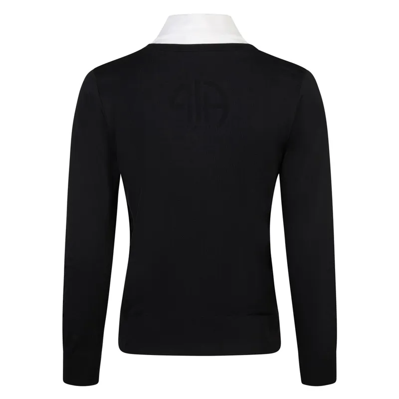 Pikeur Athleisure 8322 Womens 2-in-1 Show Shirt/Sweater - Black-2
