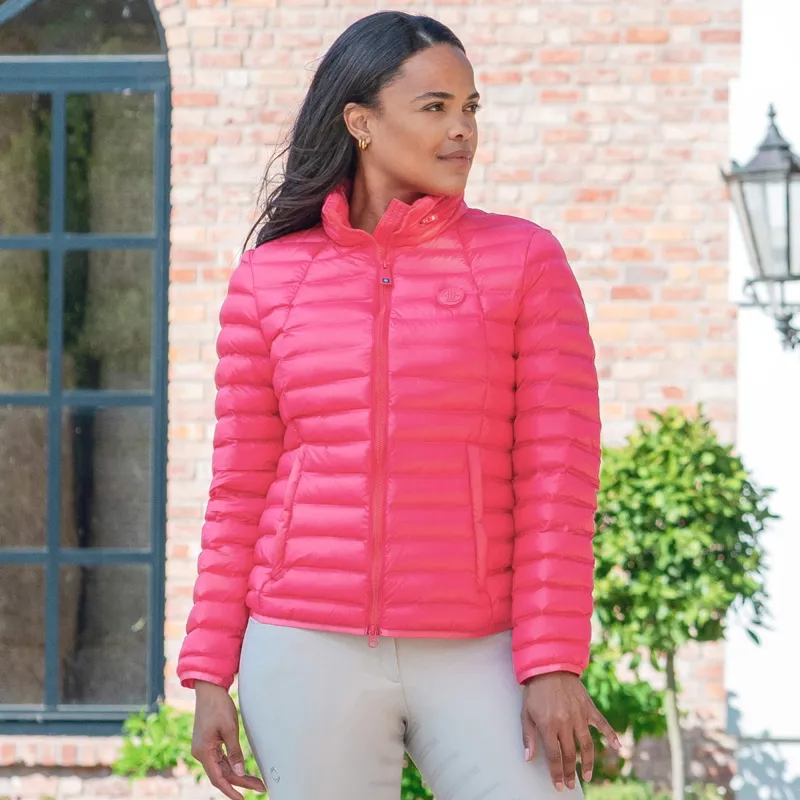 Pikeur Athleisure 1023 Women's Quilted Jacket - Raspberry Pink