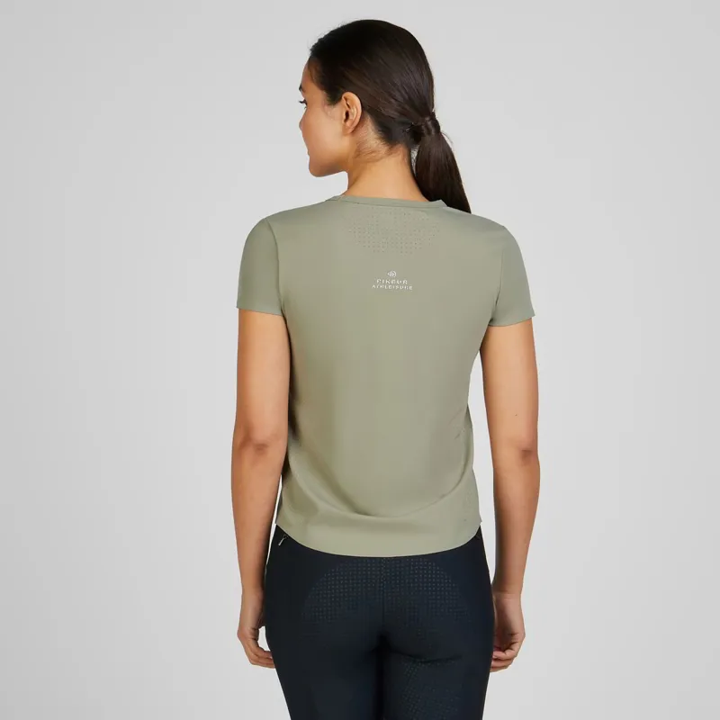 Pikeur Athleisure 7218 Women's Functional Tee - Light Moos-1