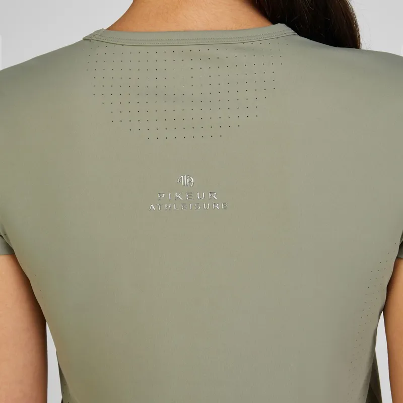 Pikeur Athleisure 7218 Women's Functional Tee - Light Moos-3