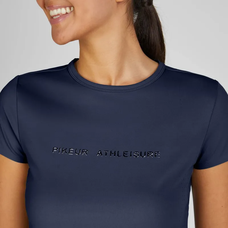 Pikeur Athleisure 7218 Womens Functional Tee - Navy-2