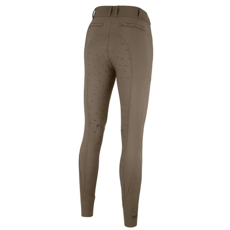 Pikeur Ceelina SD Full Grip Women's Winter Breeches - Slate Brown-2
