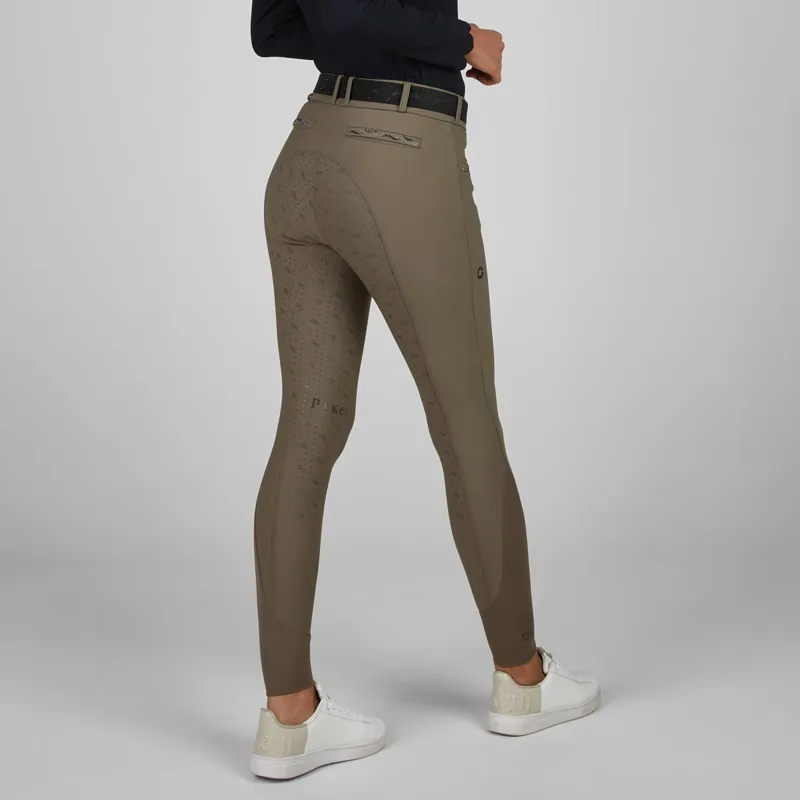 Pikeur Ceelina SD Full Grip Women's Winter Breeches - Slate Brown-4