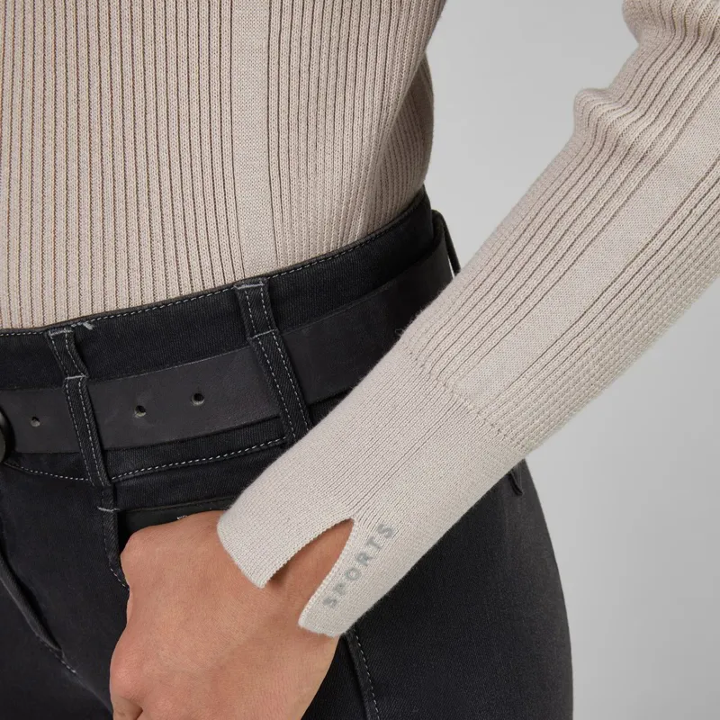 Pikeur Sports 8271 Womens Turtleneck - Pale Gray-3