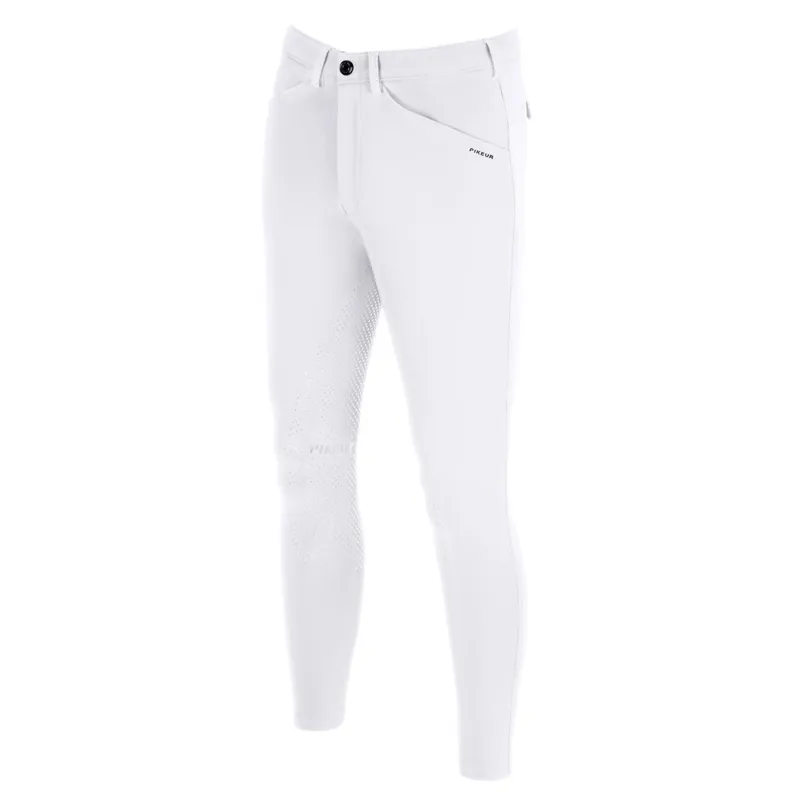 Pikeur New Rodrigo GripTec Full Grip Men's Competition Breeches - White
