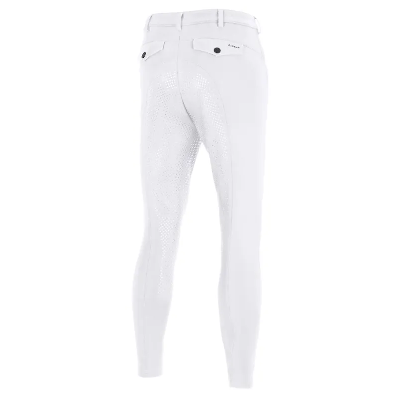 Pikeur New Rodrigo GripTec Full Grip Men's Competition Breeches - White-1