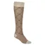 Pikeur Selection 8713 Lurex Women's Tall Riding Socks - Beige/Brown