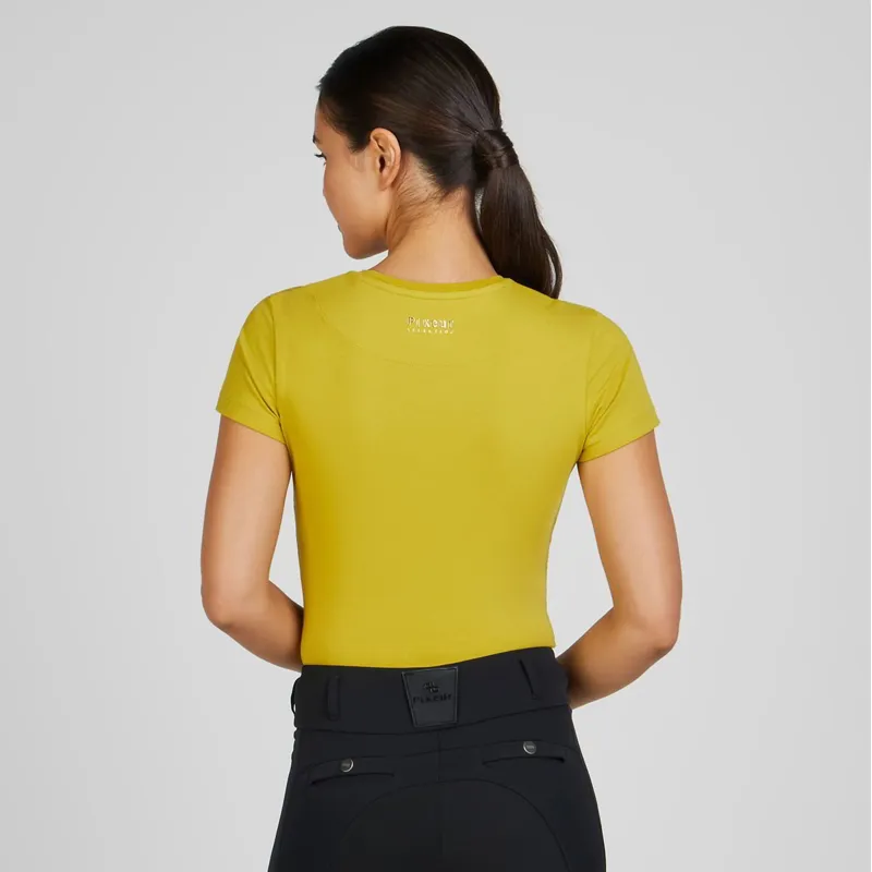 Pikeur Selection 7213 Ladies T-Shirt - Golden Olive-2