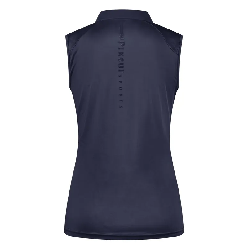 Pikeur Sports 7235 Ladies Sleeveless Polo Shirt - Nightblue-1