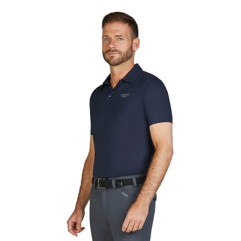 Pikeur Sports 7249 Men's Functional Polo Shirt - Nightblue