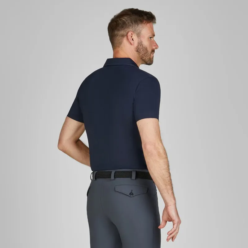 Pikeur Sports 7249 Men's Functional Polo Shirt - Nightblue-1