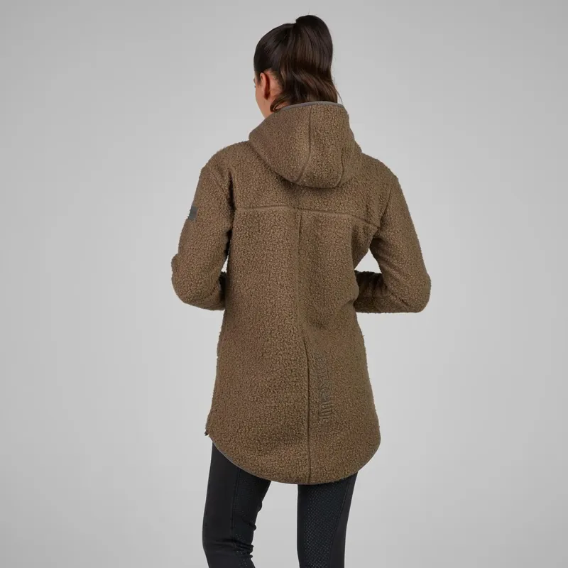 Pikeur Sports 8035 Women's Teddy Fleece Jacket - Greige-2