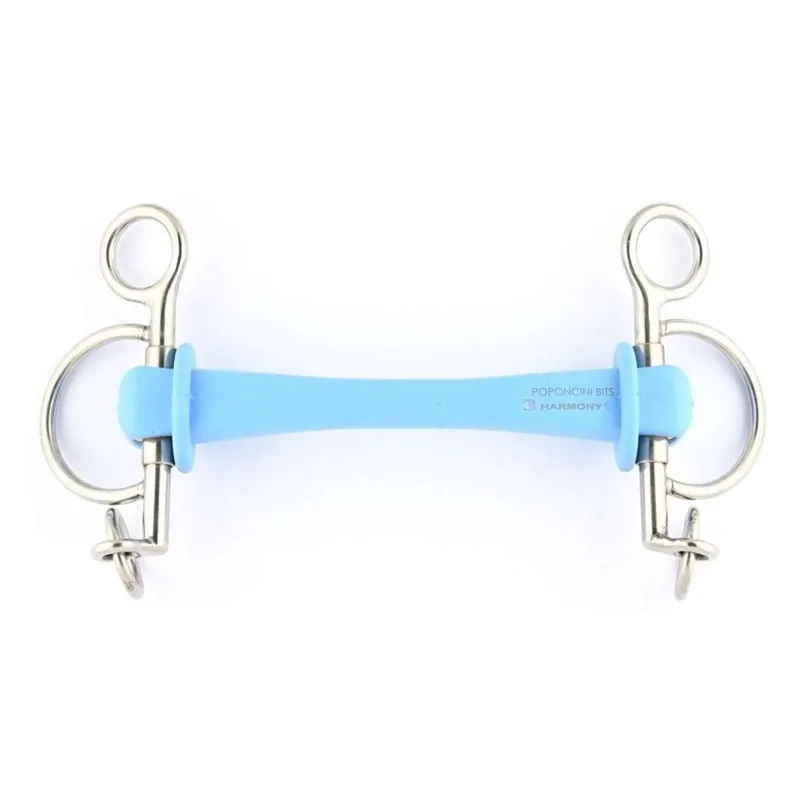 Poponcini Harmony PHL Short Shank Pelham Bit - Blue