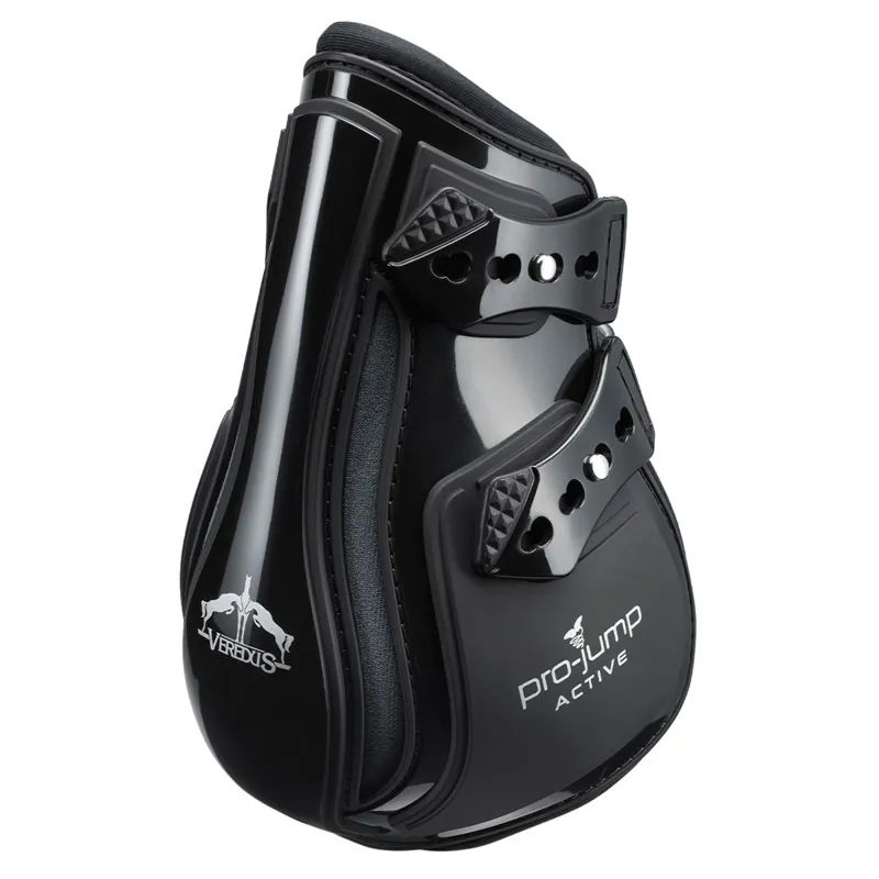 Veredus Pro Jump Active Elastic Hind Fetlock Boots - Black