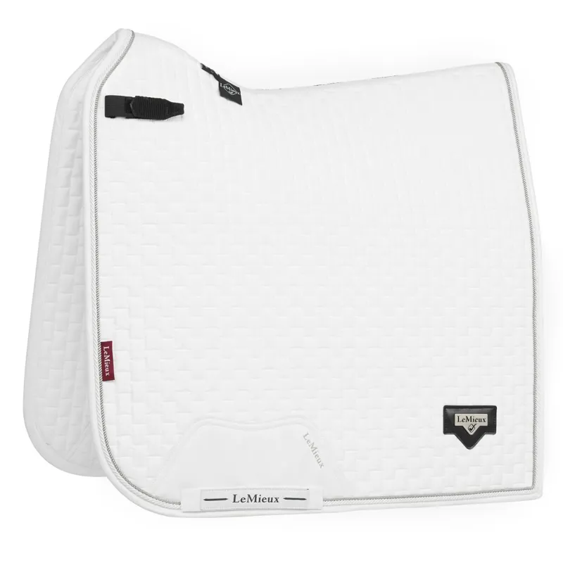 LeMieux Puissance Dressage Square Saddle Pad - White