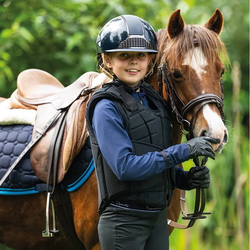 QHP Junior Body Protector - Black-3