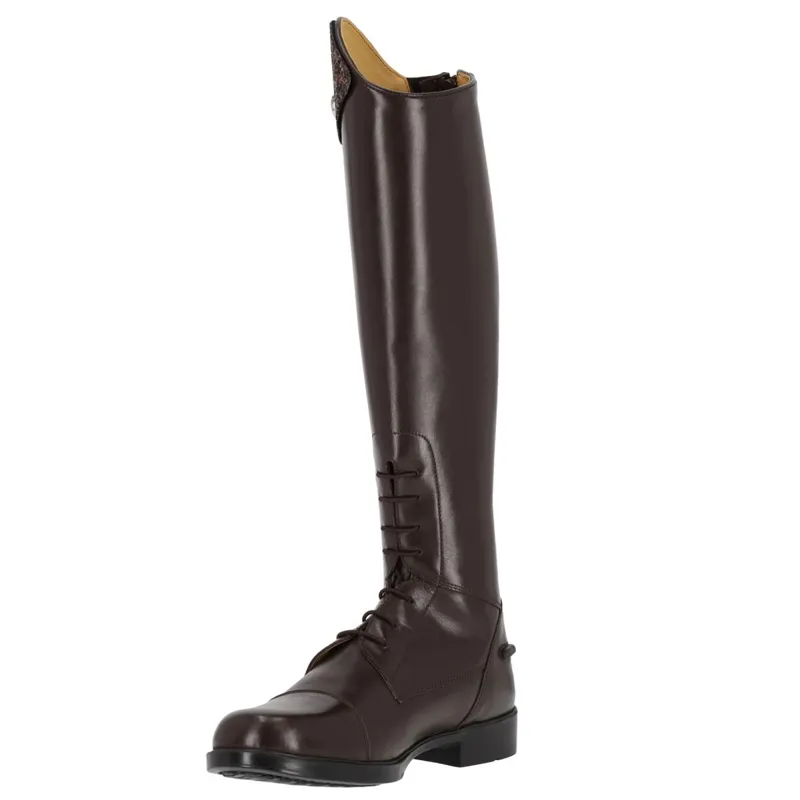 QHP Romy Junior Girls Tall Riding Boots - Brown-3