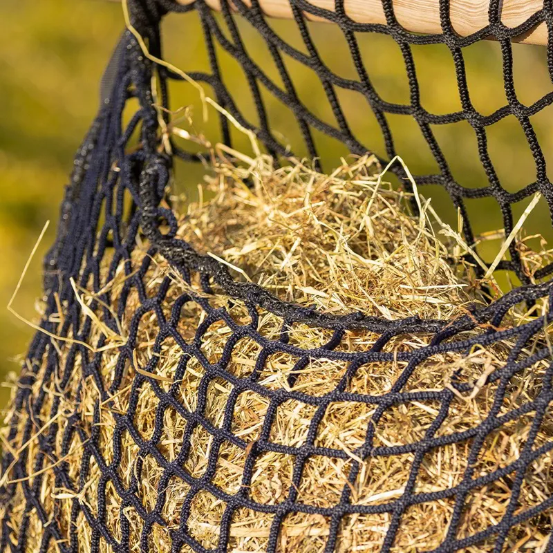QHP Two-Sided Slow Feeder Hay Net - Black-1