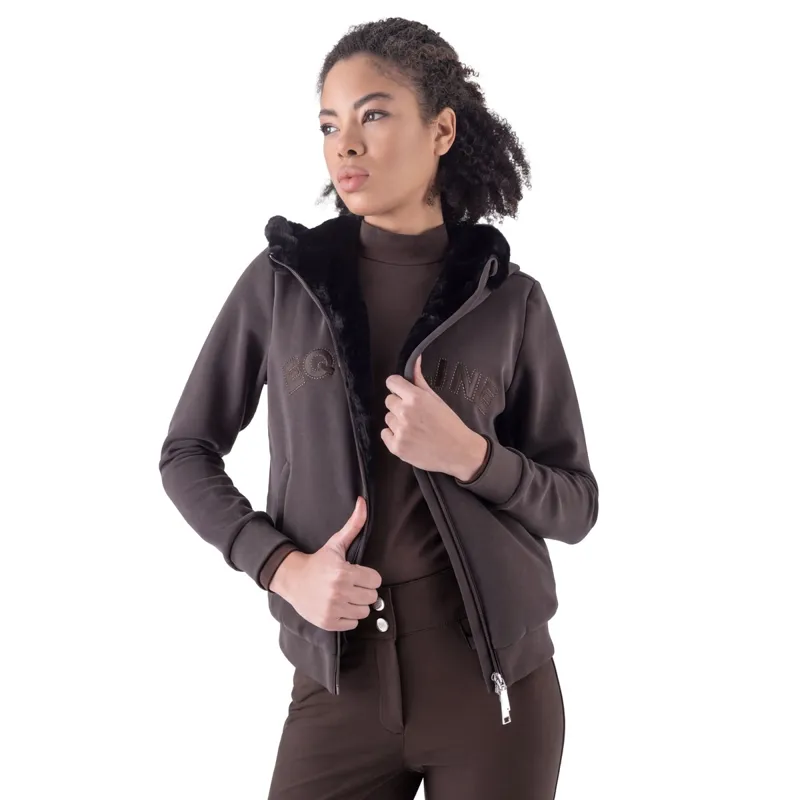Equiline Eqgert Full Zip Sweatshirt - Coffee Bean