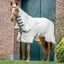 Rambo Hoody Sweet Itch Fly Sheet - Chalk/Hunter Green/Silver