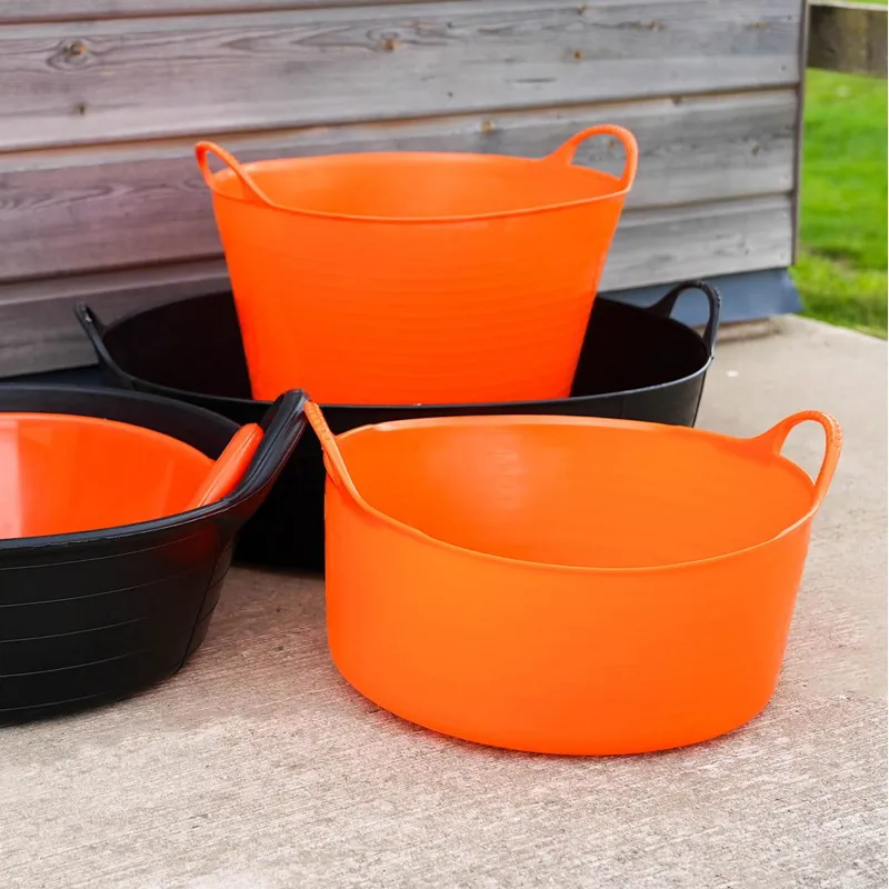 Red Gorilla Tubtrug Flexible Small Shallow 15L Bucket - Orange-1
