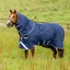 Rhino Plus Lite 0g Turnout Blanket - Navy/Titanium/Classic Blue