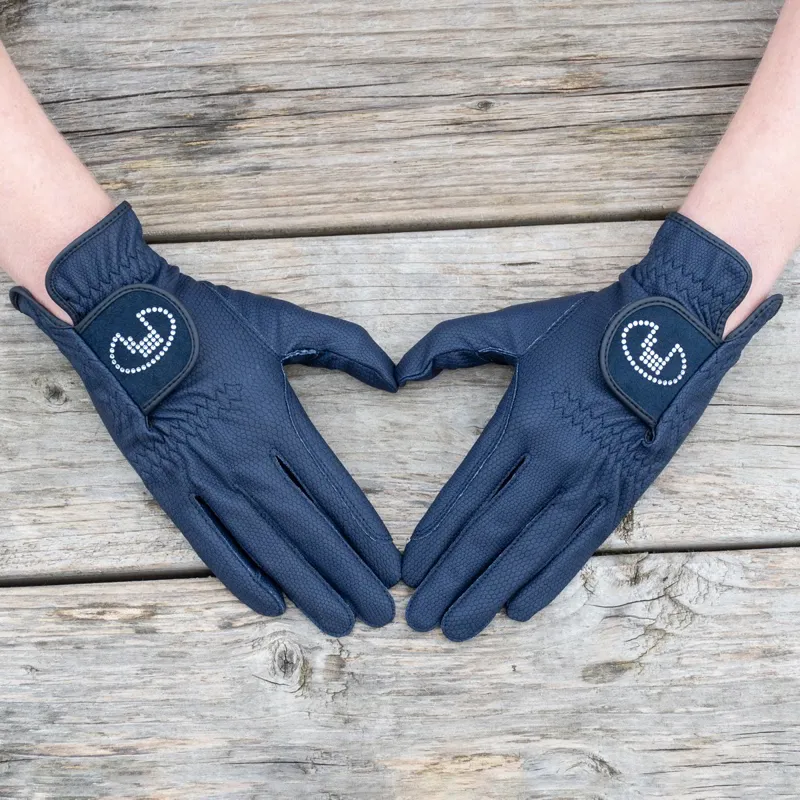 Roeckl Lisboa Adult Riding Gloves - Navy-7