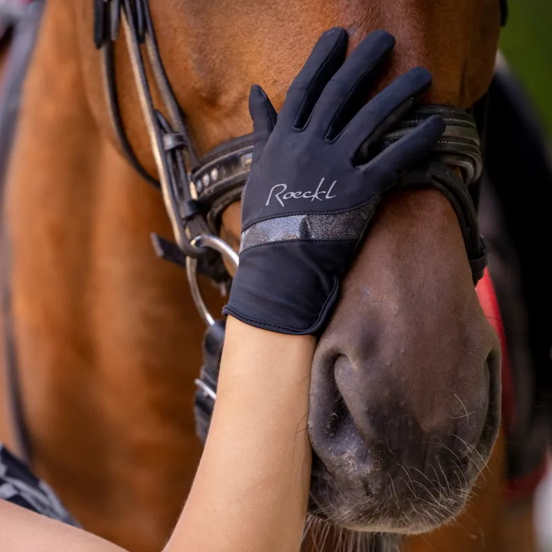 Roeckl Lorraine Adult Riding Gloves - Black-1