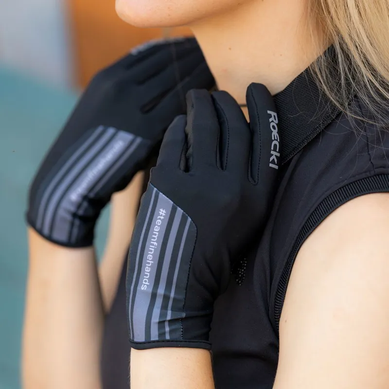 Roeckl Messara Adult Riding Gloves - Black-4