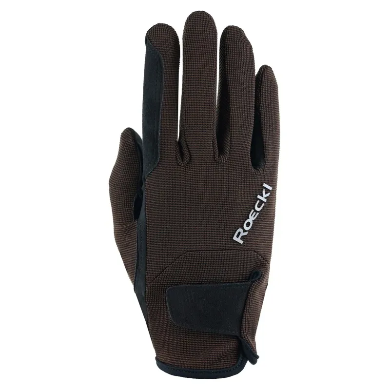 Roeckl Meura Adult Riding Gloves - Chocolate