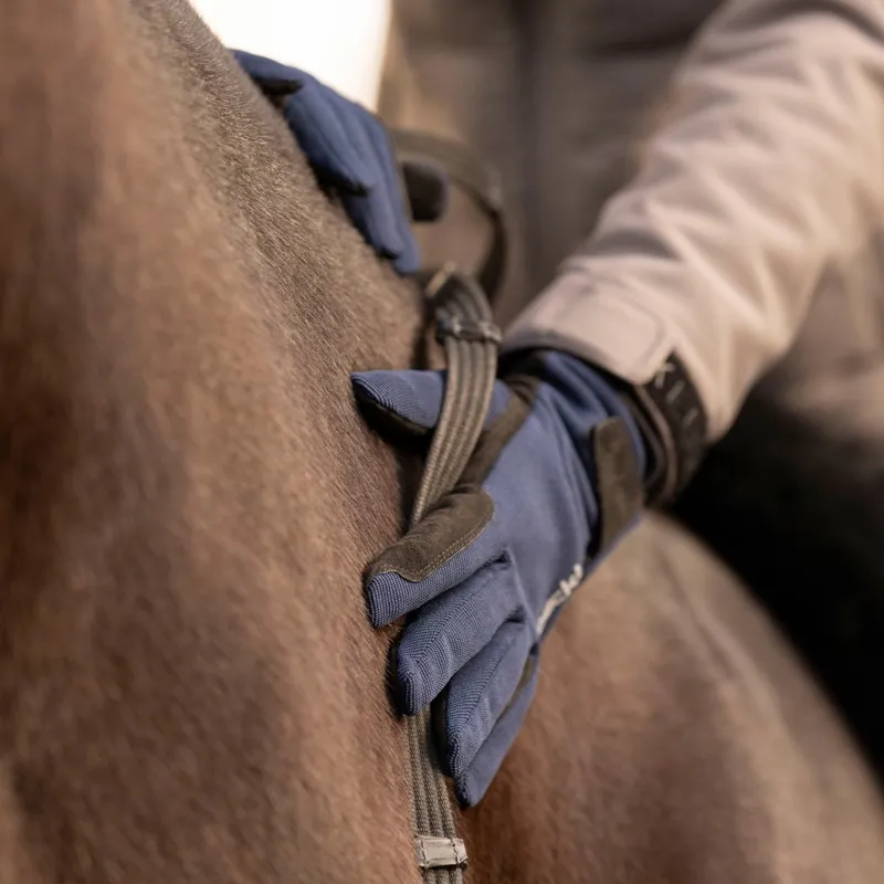 Roeckl Meura Winter Riding Gloves - Dress Blue-3
