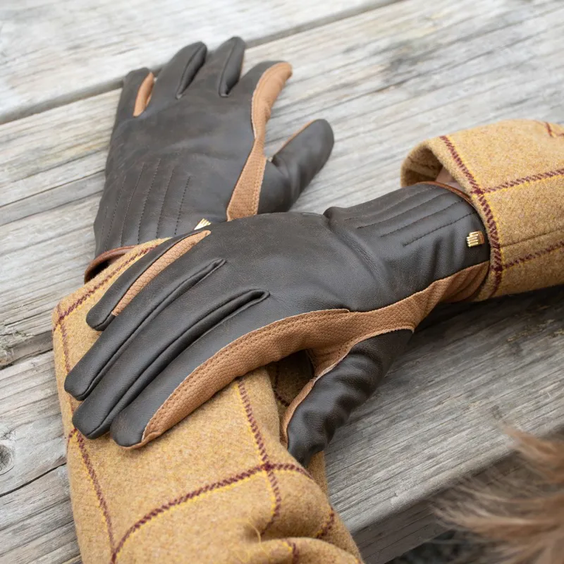 Roeckl Wels Riding Gloves-Mocha Antique-4